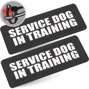 Industrial Puppy Service Dog In Training Patches, X-Small, 2 count