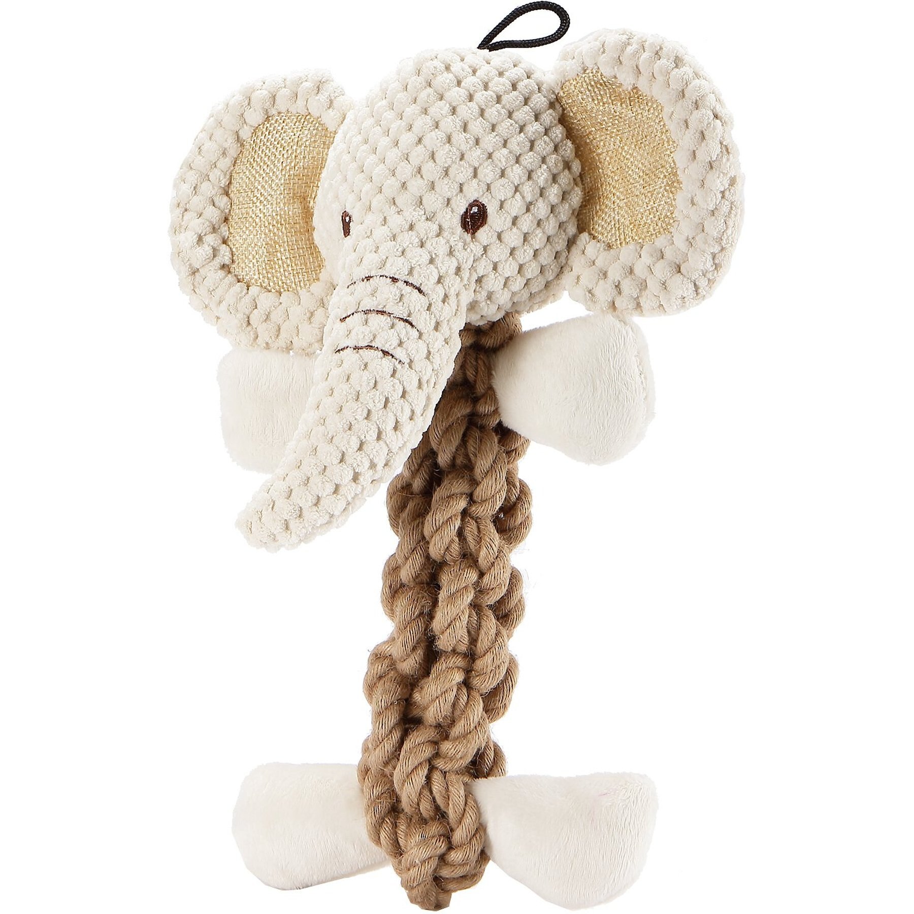 NEW! GoDog Silent Squeak Flips Pig Elephant Dog Toy: 2 Sizes