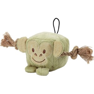 Petique Eco Pet Monkey Squeaky Hemp Dog Toy