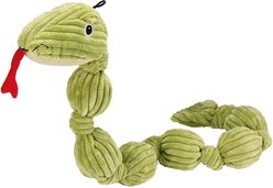 Petique Eco Pet Ball Python Squeaky Hemp Dog Toy