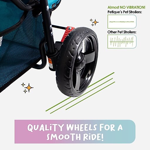 Petique Dog & Cat Stroller, Mermaid
