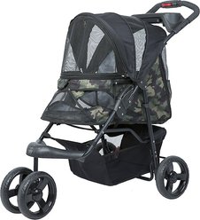 Petique Dog & Cat Stroller, Green Camo
