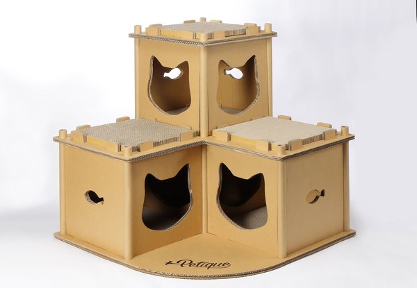 Petique Feline Fortress Cat Scratcher Toy slide 1 of 6