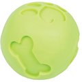 Petique Paw Me! Ball Dog Treat Dispenser Toy, Green
