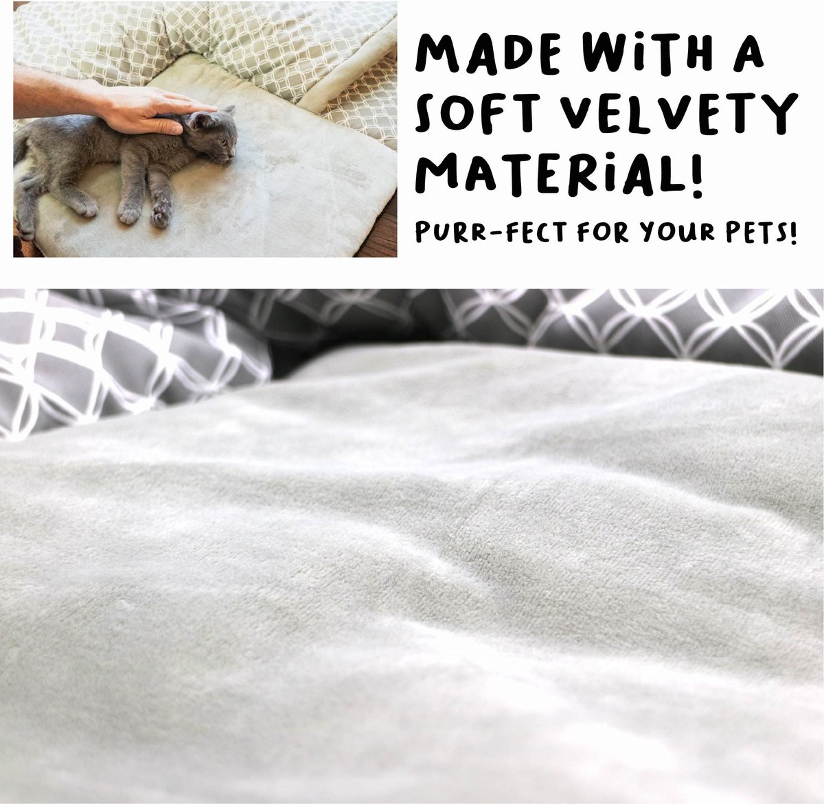 Petique Hide & Seek Cat Mat & Tunnel Toy