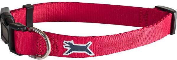 Wagberry Classic Dog Collar, Tribeca Red, Small slide 1 of 6