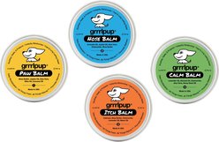 Grrrlpup Paw, Nose, Itch & Calm Dog Balm Set, 4 count, 2-oz bottle