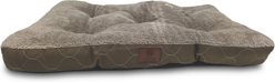American Kennel Club AKC Tufted Circle Stitches Dog Crate Mat, Taupe, 30-in