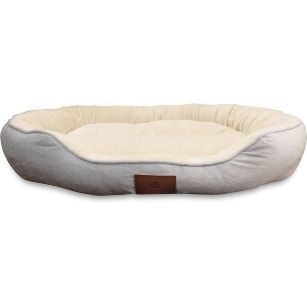 AMERICAN KENNEL CLUB AKC Circle Stitch Orthopedic Bolster Cat & Dog Bed