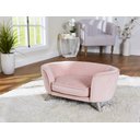 Enchanted Home Pet Romy Sofa Cat & Dog Bed w/Removable Cover, Small, Blush