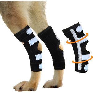 NeoAlly Rear Leg Metal Spring Support Dog Brace, 2 count, Small