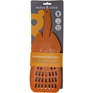 Rufus & Coco Hook-On Litter Scoop, Orange