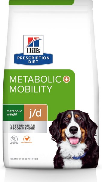 Hill's Prescription Diet Metabolic + Mobility j/d Chicken Flavor Dry Dog Food, 15-lb bag slide 1 of 11