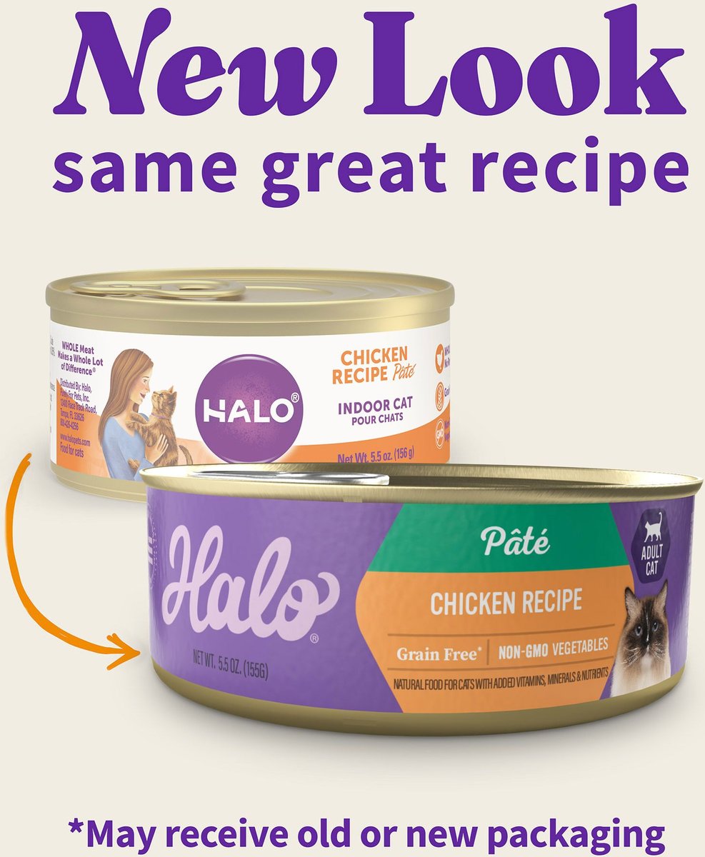 Halo canned sales cat food