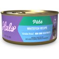 Halo Whitefish Recipe with Real Whole Whitefish Pate Grain-Free Wet Kitten Food, 3-oz, case of 12