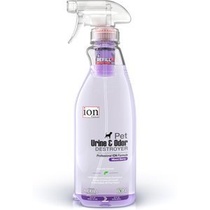 Ion Fusion Severe Pet Urine & Odor Destroyer, 32-oz bottle & 32-oz refill