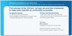 UltiCare VetRx Insulin Syringes U-40 12.7mm x 29G, 0.5-cc, 100 syringes slide 2 of 5