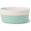 Waggo Dipper Ceramic Dog & Cat Bowl, Mint, 4-cup