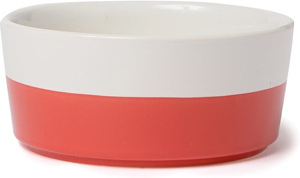 Waggo Dipper Ceramic Dog & Cat Bowl, Cherry, 4-cup slide 1 of 2