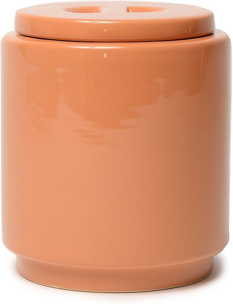 Waggo Gloss Dog & Cat Treat Jar, Rust  slide 1 of 1