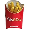 Fab Dog Fries Squeaky Plush Dog Toy