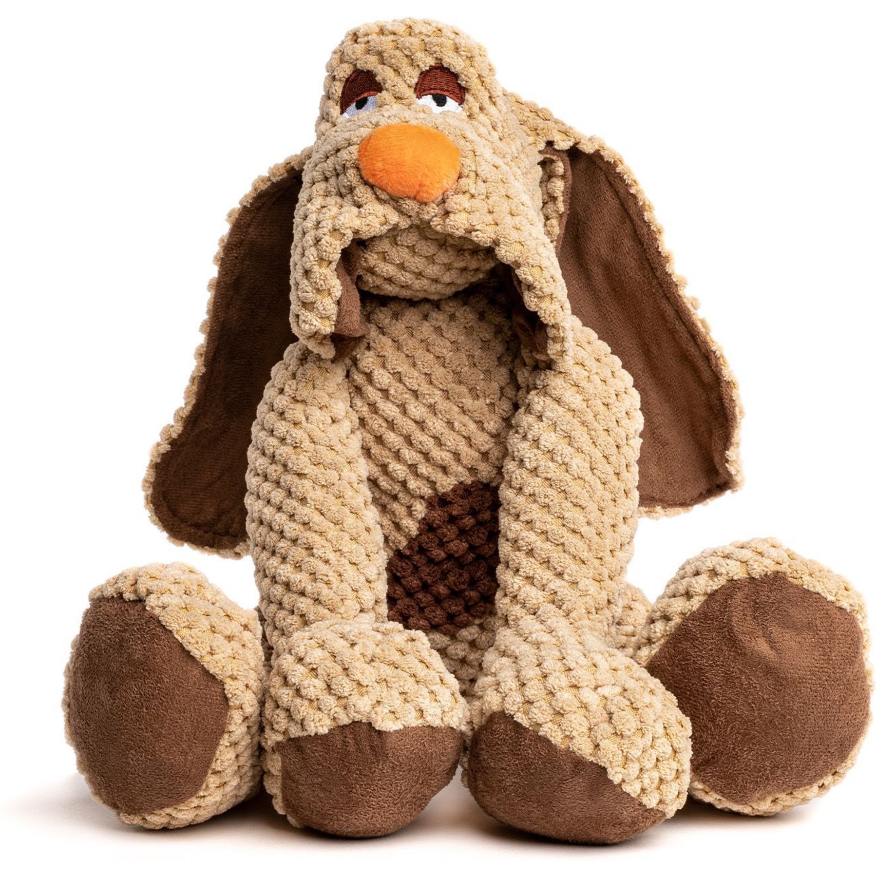 Fab Dog Floppy Camel Squeaky Plush Dog Toy