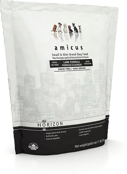 Horizon Amicus Small & Mini Breed Grain-Free Lamb Formula Dry Dog Food, 5.5-lb bag slide 1 of 6