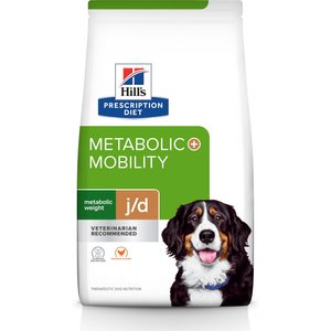 Hill's Prescription Diet Metabolic + Mobility j/d Chicken Flavor Dry Dog Food, 8.5 lb bag
