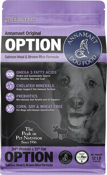 Annamaet Original Option Formula Dry Dog Food, 12-lb bag slide 1 of 6