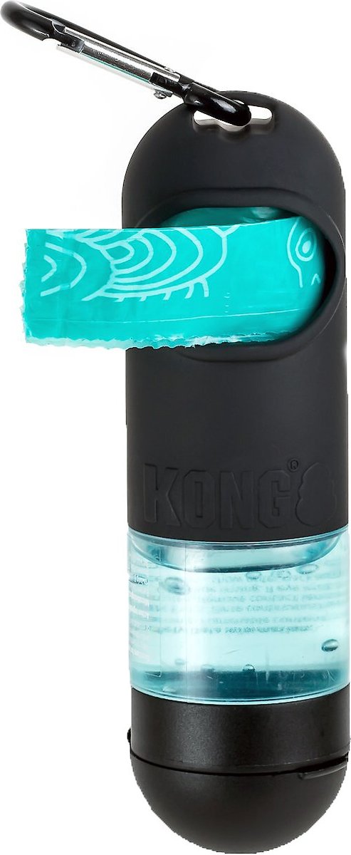 Kong handipod bag 2024 dispenser and flashlight