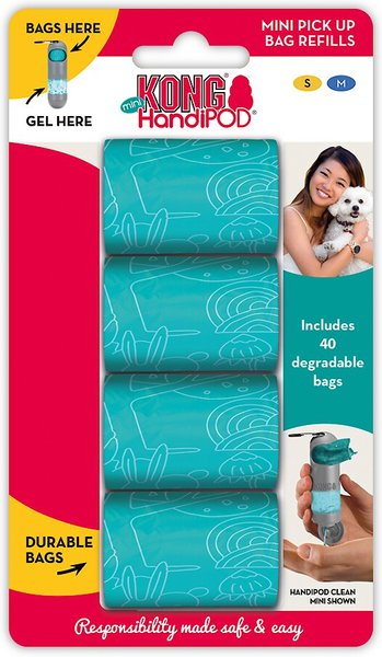 KONG HandiPOD Pick-Up Dog Poop Bag Refills, Mini slide 1 of 2