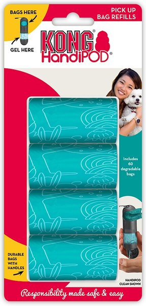KONG HandiPOD Pick-Up Dog Poop Bag Refills, Regular slide 1 of 2