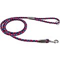Hurtta Casual Rope Reflective Dog Leash, Lingon/River, 6-ft long, 1/2-in wide