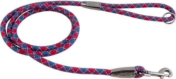 Hurtta Casual Rope Reflective Dog Leash, Lingon/River, 6-ft long, 1/3-in wide slide 1 of 3