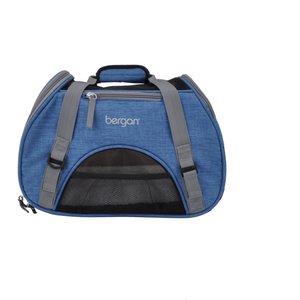 Bergan Comfort Airline-Approved Dog & Cat Carrier Bag, Bermuda Turquoise/Grey, Small