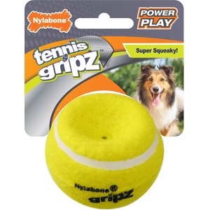 Nylabone Power Play Tennis Ball Gripz Dog Toy, Medium, 1 count