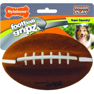 Nylabone Power Play Football Gripz Dog Toy, Medium