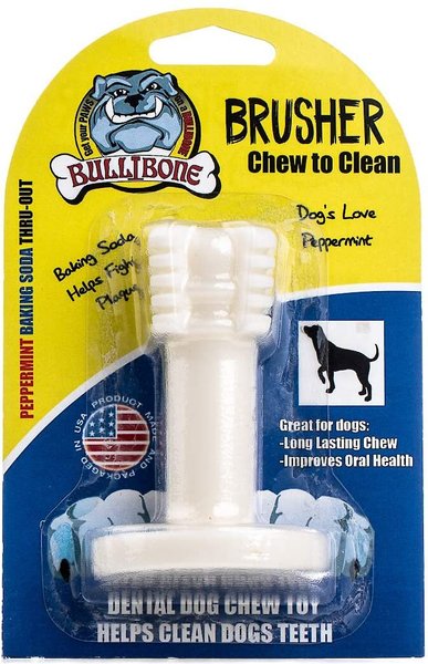 BulliBone Brusher Dental Dog Chew Toy, Small, 1 count slide 1 of 5