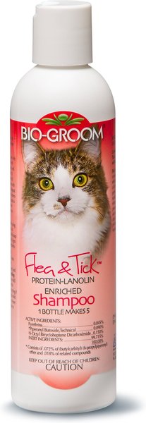 Bio-Groom Flea & Tick Conditioning Cat Shampoo, 8-oz bottle slide 1 of 3