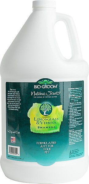 Bio-Groom Natural Scents Lemongrass & Verbena Dog & Cat Shampoo, 1-gal bottle slide 1 of 4