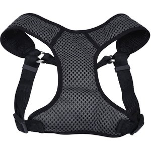 Comfort Soft Sport Wrap Back Clip Dog Harness, Grey & Black, XXX-Small: 11 to 13-in chest