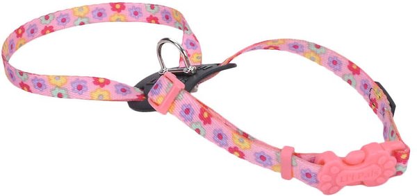 Li'l Pals Patterned Step In Back Clip Dog Harness, Daisy Multicolor, 6 to 10-in chest slide 1 of 3