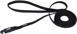 Li'l Pals Glitter Overlay Dog Leash, Black Sparkles, 6-ft long, 3/8-in wide