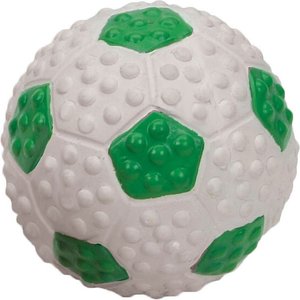 Li'l Pals Latex Soccer Ball Dog Toy, Green