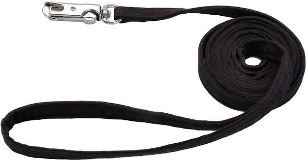 Li'l Pals Microfiber Dog Leash, Black, 6-ft long, 3/8-in wide slide 1 of 1