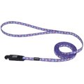 Li'l Pals E-Z Snap Patterned Dog Leash, Light Blue Paw, 6-ft long, 3/8-in wide
