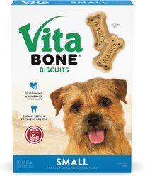 Vita Bone Crunchy Biscuit Small Dog Treats, 24-oz box slide 1 of 8