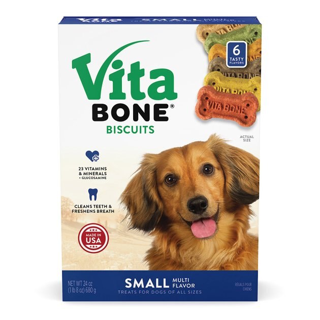Vita Bone Artisan Inspired Turkey Pot Roast & Red Potato Flavor Soft Dog Treats, 8-oz bag