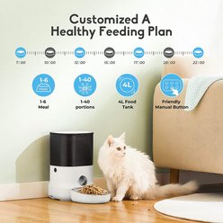 DOGNESS Programmable Automatic Dog & Cat Feeder, White slide 2 of 7