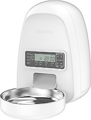 DOGNESS Mini Programmable Automatic Dog & Cat Feeder, White